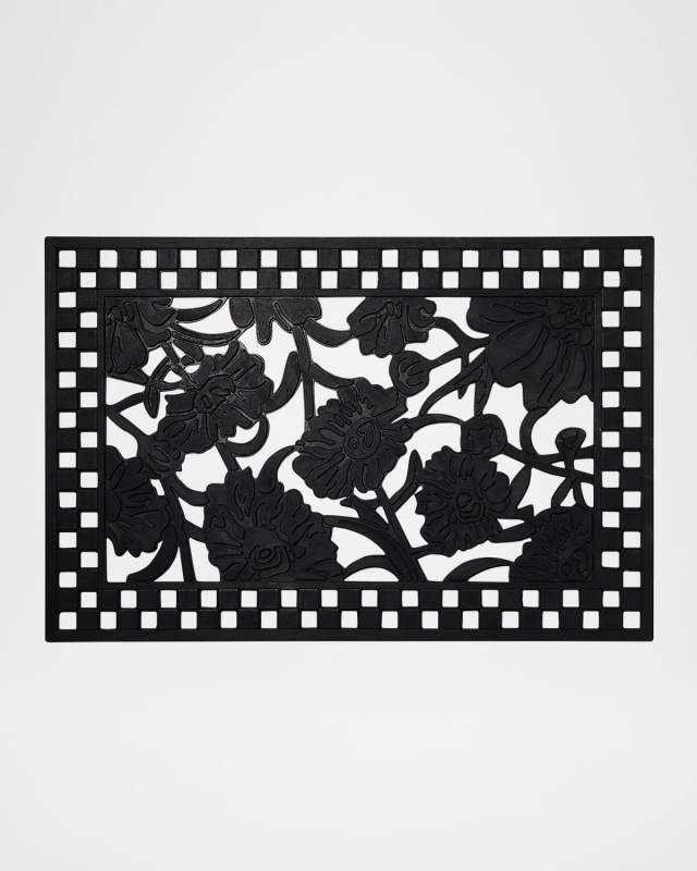 Daisy Rubber Door Mat, 24" x 36"